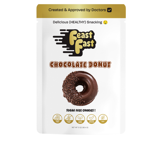 Sugar-Free Keto Chocolate Donut Cookies